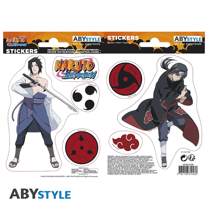 NARUTO SHIPPUDEN - Sticker Vinyl Individuel - Itachi Uchiha - vue 2