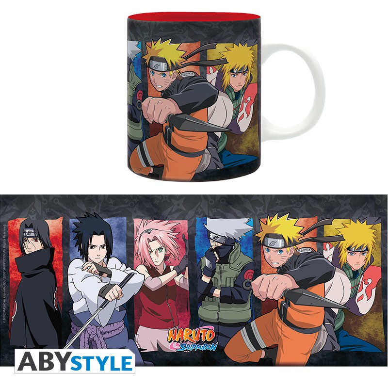 NARUTO SHIPPUDEN - Mug - 320 ml - groupe - subli - boîtex2 - vue 4