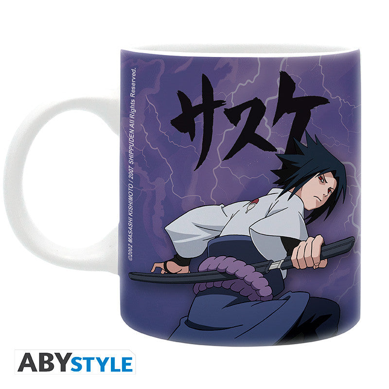 NARUTO SHIPPUDEN - Mug - 320 ml - Orochimaru & Sasuke - subli - x2* - vue 3