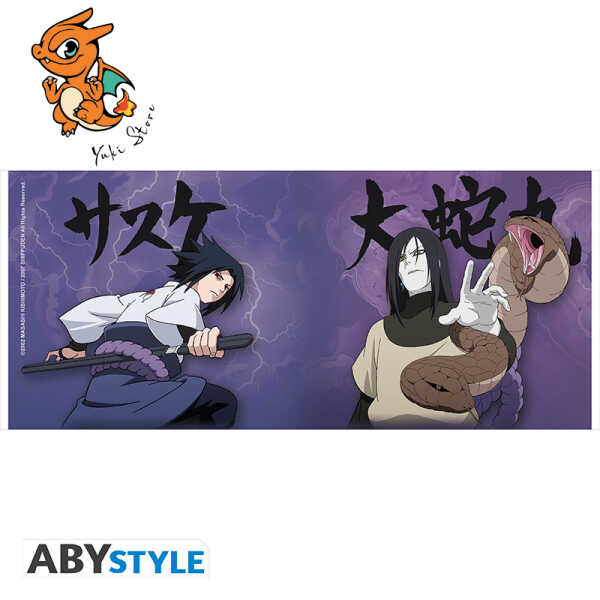 NARUTO SHIPPUDEN - Mug - 320 ml - Orochimaru & Sasuke - subli - x2* - vue 2