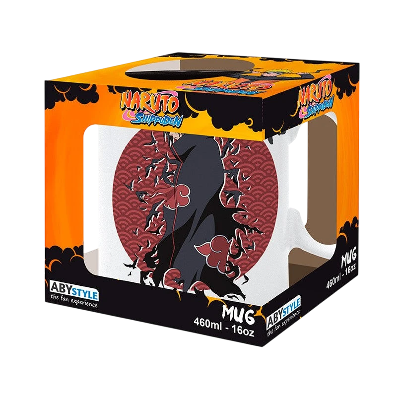 NARUTO SHIPPUDEN - Mug - 460 ml - Itachi Uchiwa - subli - boîte x2 - vue 2