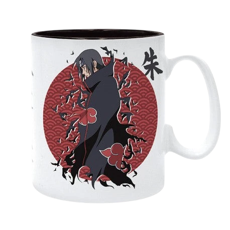 NARUTO SHIPPUDEN - Mug - 460 ml - Itachi Uchiwa - subli - boîte x2