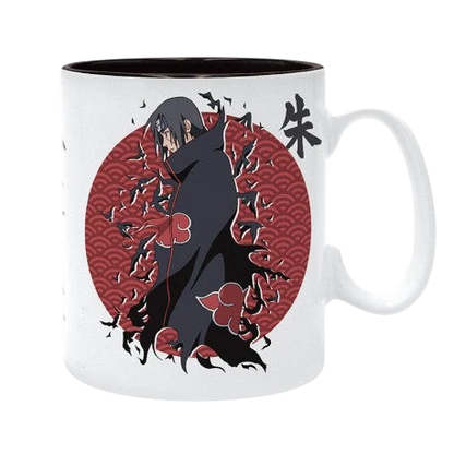 NARUTO SHIPPUDEN - Mug - 460 ml - Itachi Uchiwa - subli - boîte x2