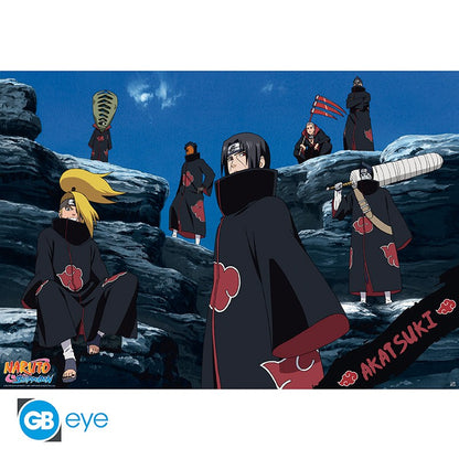 NARUTO SHIPPUDEN - Poster Maxi 91,5x61 - Akatsuki