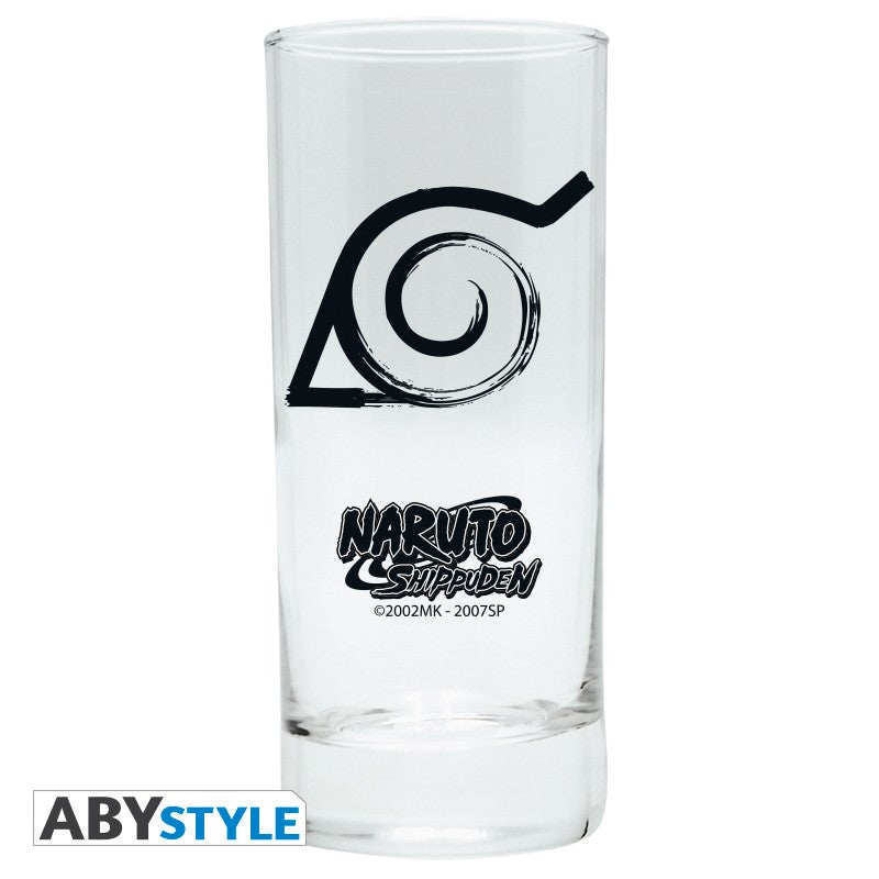 NARUTO SHIPPUDEN - Verre XXL - 400 ml - Konoha & Sceau - boîte x2