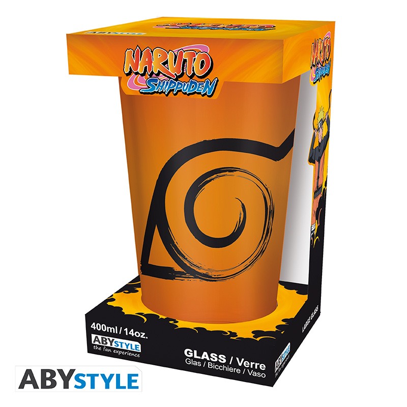 NARUTO SHIPPUDEN - Verre XXL - 400 ml - Konoha & Sceau - boîte x2 - vue 4