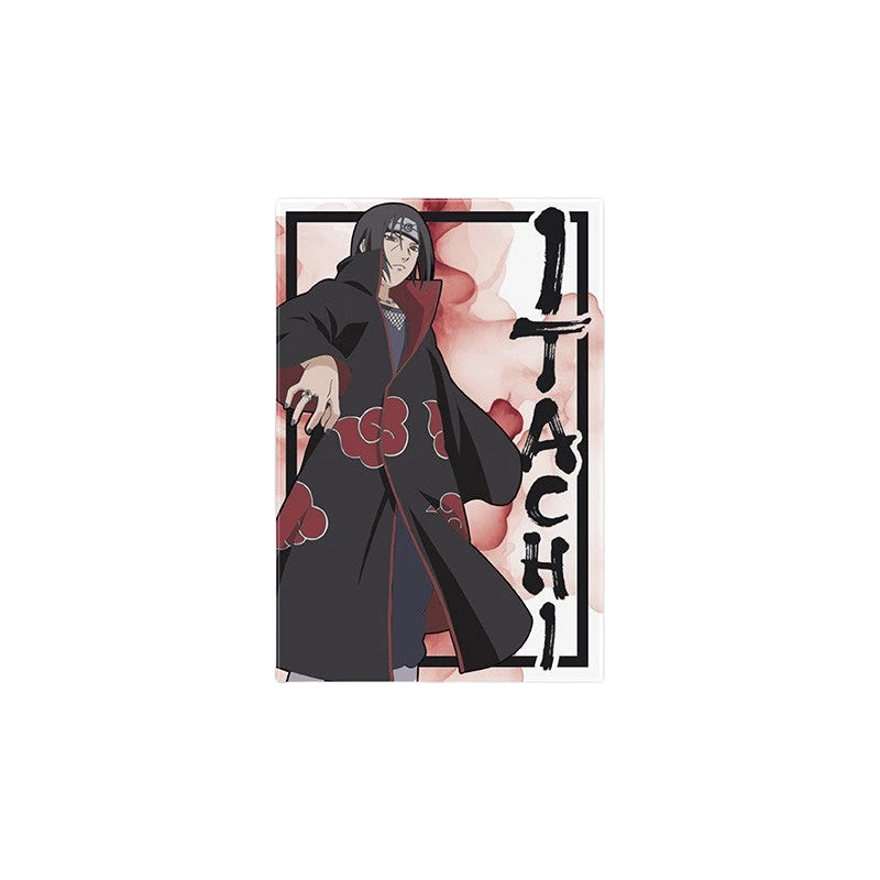 Aimant rectangulaire NIPPON DOKI STORE Naruto représentant Itachi Uchiwa avec son manteau Akatsuki sur fond nuageux