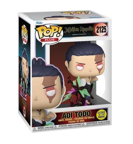 NIPPON DOKI STORE Funko POP Plus Aoi Todo Jujutsu Kaisen vinyl figure with glow in the dark effect in display box