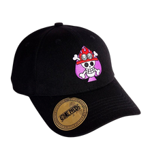 Casquette noire NIPPON DOKI STORE One Piece avec broderie Skull Ace, style streetwear sous licence officielle