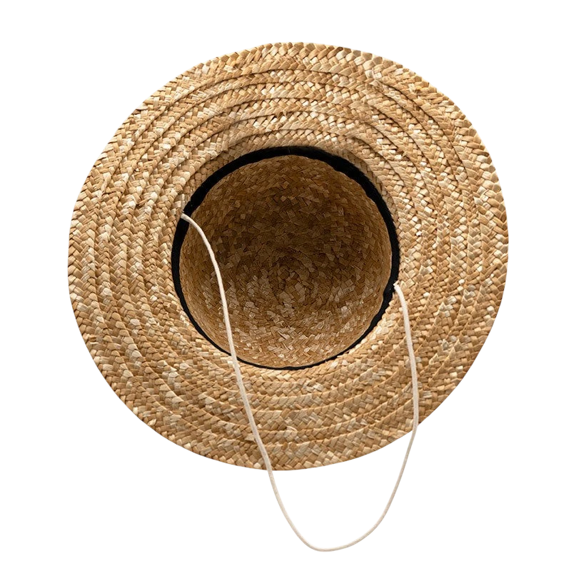 Chapeau de paille Luffy de One Piece par NIPPON DOKI STORE, réplique officielle en paille avec cordon de serrage