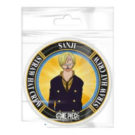 Dessous de verre en céramique NIPPON DOKI STORE illustré avec Sanji de One Piece dans son emballage officiel