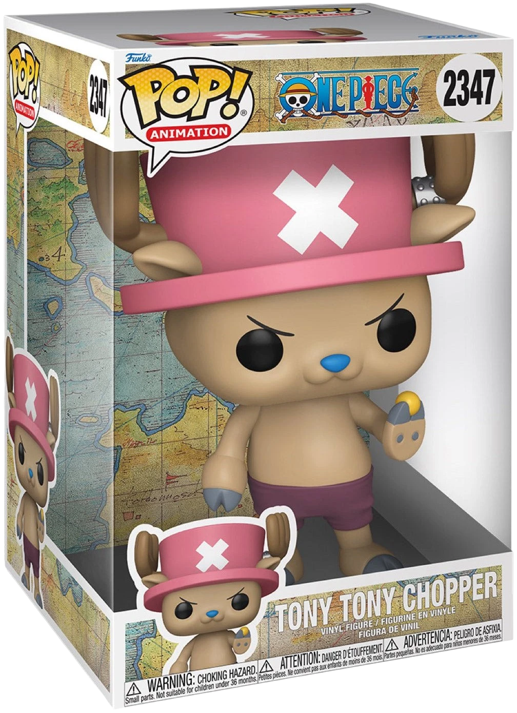 Figurine Funko POP Jumbo NIPPON DOKI STORE de Tony Tony Chopper de One Piece dans sa boîte de collection