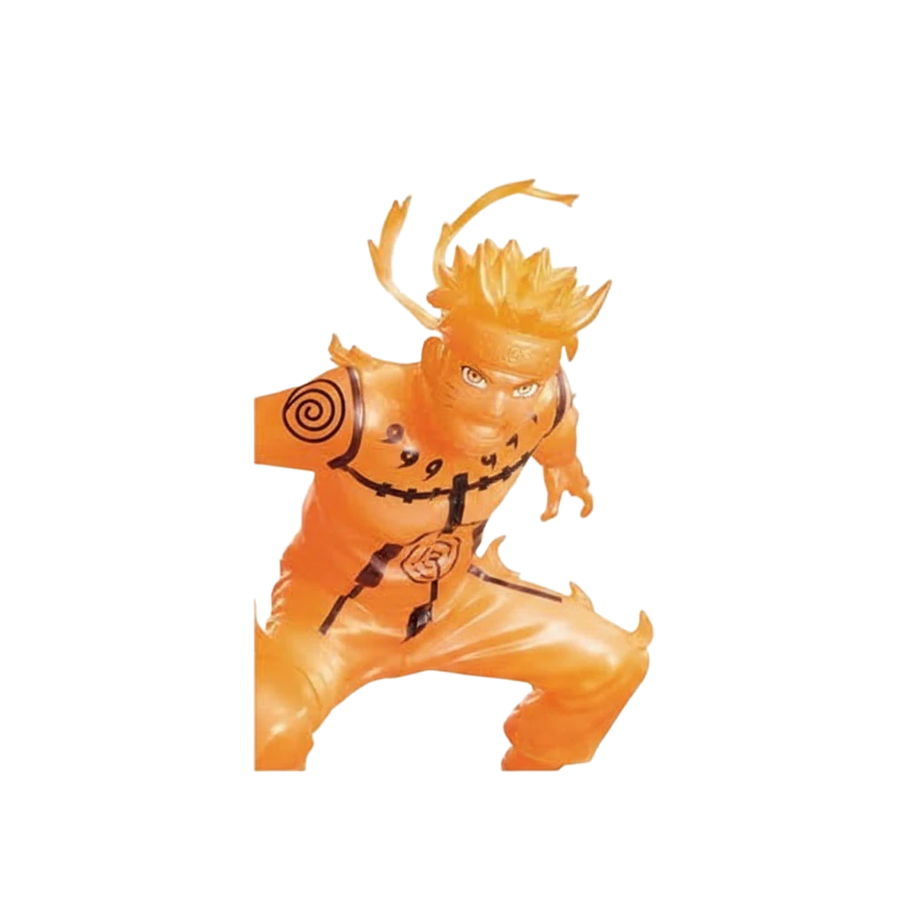 Figurine NIPPON DOKI STORE Naruto Uzumaki en mode chakra orange translucide de la gamme Vibration Stars