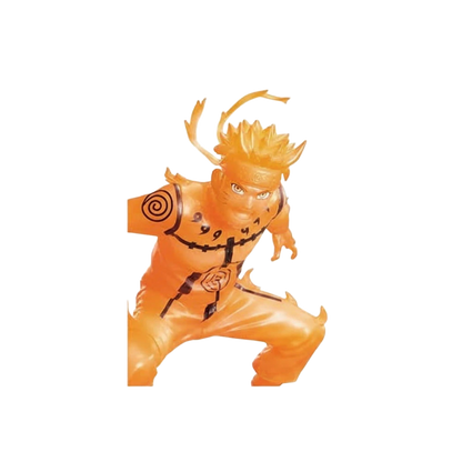 Figurine NIPPON DOKI STORE Naruto Uzumaki en mode chakra orange translucide de la gamme Vibration Stars