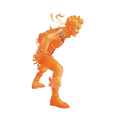 Figurine NIPPON DOKI STORE Naruto Uzumaki Vibration Stars en mode chakra orange translucide de 15 cm