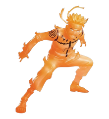 Figurine NIPPON DOKI STORE Naruto Uzumaki Vibration Stars en mode chakra orange translucide de 15 cm