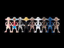Collection de figurines NIPPON DOKI STORE One Piece Archive of Adventure représentant Monkey D. Luffy en divers styles
