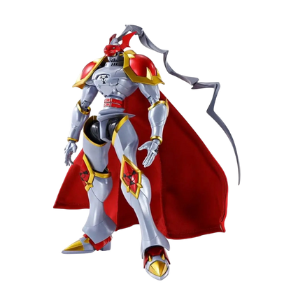 NIPPON DOKI STORE S.H.Figuarts Dukemon Gallantmon action figure with red and white armor and flowing red cape