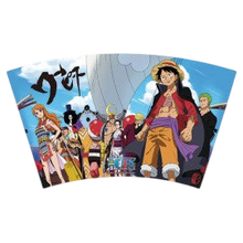 Gobelet One Piece Wano de NIPPON DOKI STORE avec illustration de Luffy et l'équipage du Chapeau de Paille