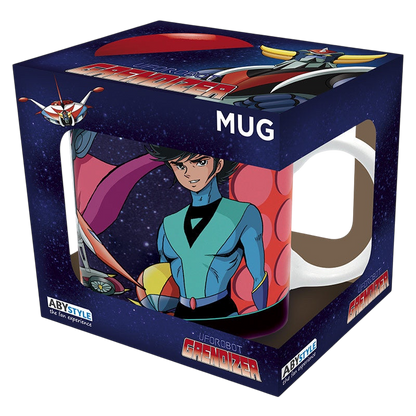 NIPPON DOKI STORE Goldorak Alcor ceramic mug in branded display box featuring anime character artwork