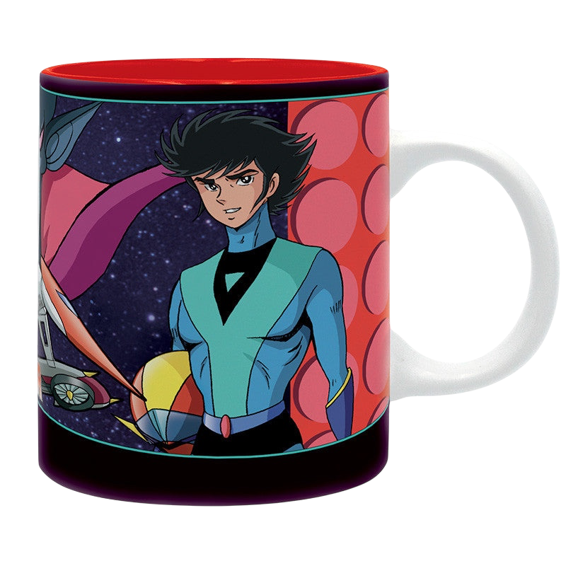 NIPPON DOKI STORE Goldorak Alcor ceramic mug with red interior and official character illustration