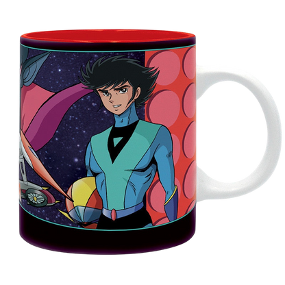 NIPPON DOKI STORE Goldorak Alcor ceramic mug with red interior and official character illustration