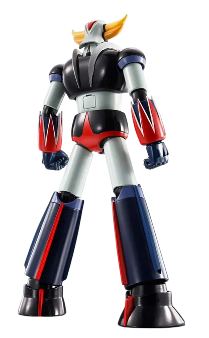 NIPPON DOKI STORE UFO Robot Grendizer Robot Spirits articulated action figure, back view of the iconic mecha robot.