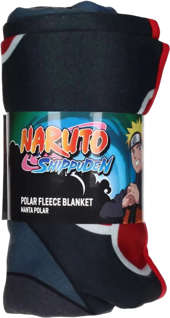 NIPPON DOKI STORE Naruto Shippuden Itachi Uchiha polar fleece blanket featuring Akatsuki cloud design