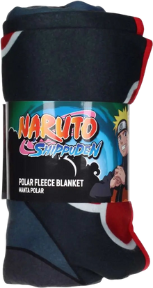NIPPON DOKI STORE Naruto Shippuden Itachi Uchiha polar fleece blanket featuring Akatsuki cloud design