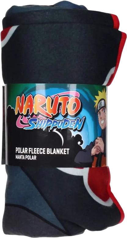 NIPPON DOKI STORE Naruto Shippuden Itachi Uchiha polar fleece blanket featuring Akatsuki cloud design