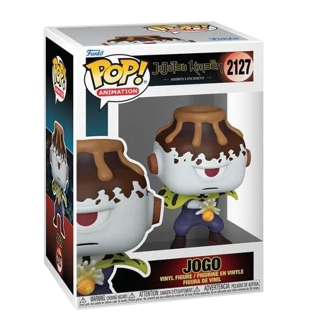NIPPON DOKI STORE Funko POP Animation Jogo figure from Jujutsu Kaisen featuring his signature volcanic head design.