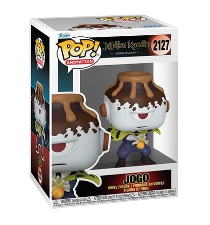 NIPPON DOKI STORE Funko POP Animation Jogo figure from Jujutsu Kaisen featuring his signature volcanic head design.