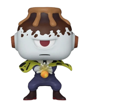 NIPPON DOKI STORE Funko POP Animation Jogo figure from Jujutsu Kaisen featuring his iconic volcanic head and fire orb