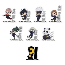NIPPON DOKI STORE Jujutsu Kaisen mini acrylic character figures featuring Yuji, Megumi, Gojo, Nobara, Maki, Toge, Panda