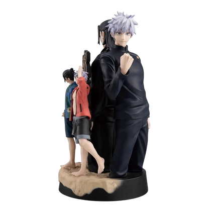 NIPPON DOKI STORE Jujutsu Kaisen Hidden Inventory Petitrama DX figure set featuring Gojo and Geto in detailed poses.