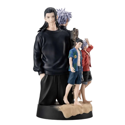 NIPPON DOKI STORE Jujutsu Kaisen Hidden Inventory Petitrama DX figure set featuring Gojo and Geto characters