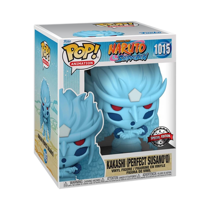 Figurine Funko POP Super NIPPON DOKI STORE de Kakashi Hatake en mode Susanoo Parfait bleu de 15 cm