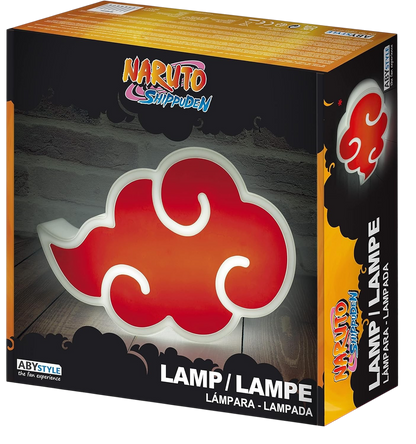 Lampe Naruto Nuage Akatsuki officielle vendue par NIPPON DOKI STORE dans son emballage cartonné