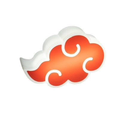 Lampe NIPPON DOKI STORE en forme de nuage Akatsuki rouge et blanc, accessoire décoratif officiel Naruto