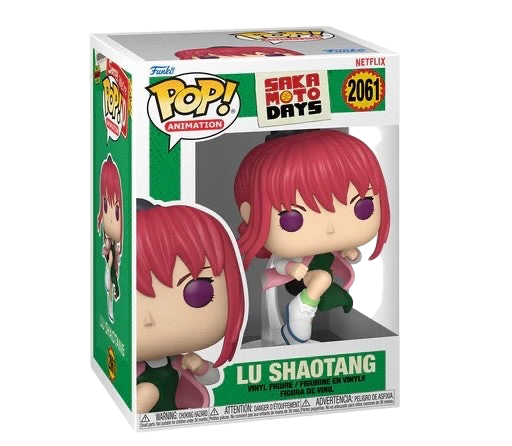 NIPPON DOKI STORE Funko POP! Animation Lu Shaotang figure from Sakamoto Days in window display box