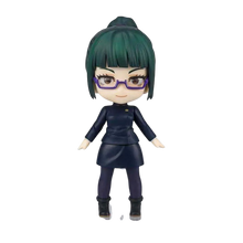 NIPPON DOKI STORE Maki Zenin Mini S.H.Figuarts articulated anime figurine wearing her dark blue school uniform