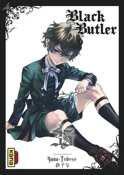 Couverture du manga Black Butler tome 25 par Yana Toboso, disponible chez NIPPON DOKI STORE, illustrant Ciel Phantomhive