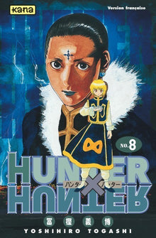 Couverture du tome 8 du manga Hunter X Hunter par Yoshihiro Togashi, édition française Kana chez NIPPON DOKI STORE.