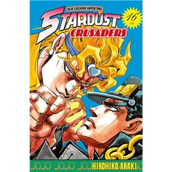 Couverture du manga JoJo's Bizarre Adventure Stardust Crusaders tome 16 chez NIPPON DOKI STORE avec Dio et Jotaro