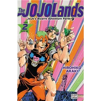 Couverture du manga NIPPON DOKI STORE JoJo's Bizarre Adventure The JoJoLands tome 2 avec Jodio et Dragona Joestar