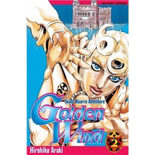 Couverture du manga JoJo's Bizarre Adventure Golden Wind tome 2 par NIPPON DOKI STORE avec Giorno Giovanna