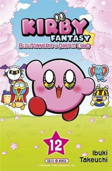 Couverture du manga Kirby Fantasy Tome 12 chez NIPPON DOKI STORE avec Kirby et ses amis dans un décor printanier