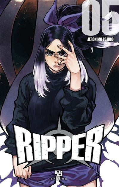 Couverture du manga Ripper tome 5 par Jéronimo Cejudo, publié par Ankama Éditions, disponible chez NIPPON DOKI STORE.