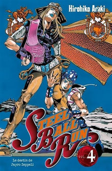 Couverture du manga JoJo's Bizarre Adventure Steel Ball Run tome 4 par NIPPON DOKI STORE avec Gyro Zeppeli