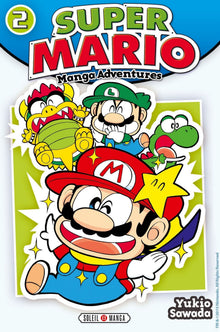 Couverture du tome 2 de Mario Manga Adventures par Yukio Sawada, publié par NIPPON DOKI STORE chez Soleil Manga.